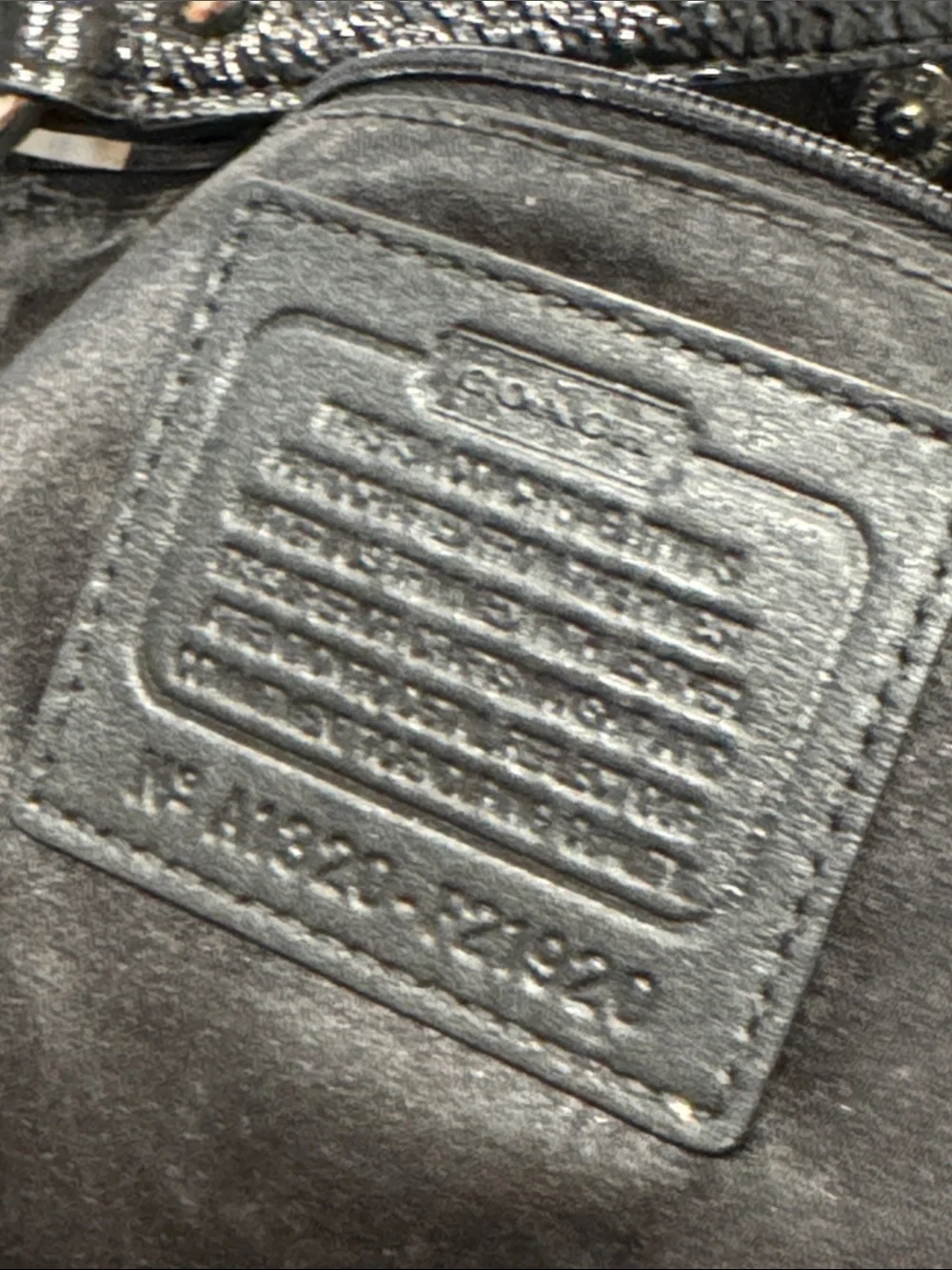 Coach Bag Ashley Dotted Op Art Black Signature Logo Hobo Shoulder Bag